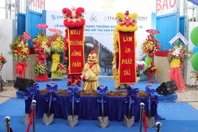 KHỞI CÔNG TRƯỜNG HỌC SONG NGỮ QUỐC TẾ EMASI TẠI VẠN PHÚC CITY