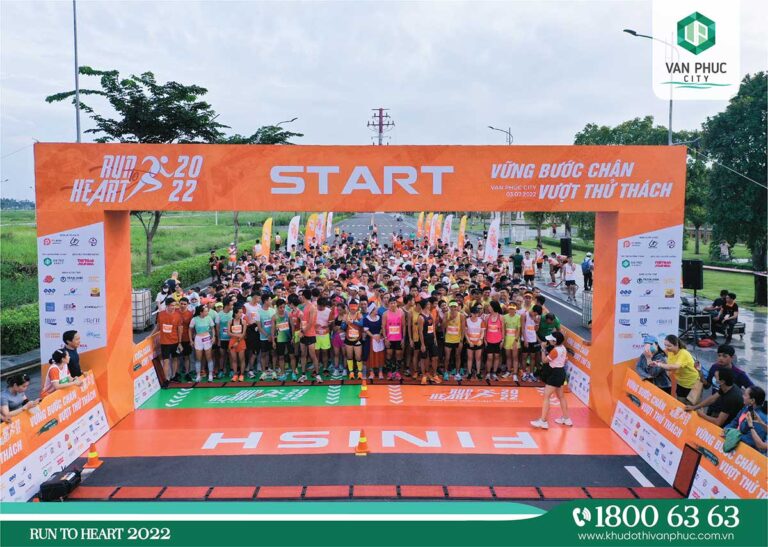 Giải “Run To Heart 2022” thu hút hơn 900 VĐV tham gia