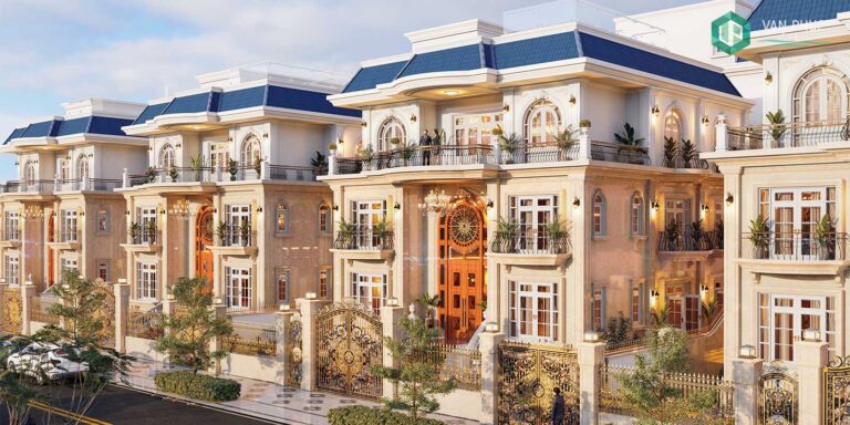 Kiến trúc biệt thự Vạn Phúc City mang đậm dấu ấn Pháp