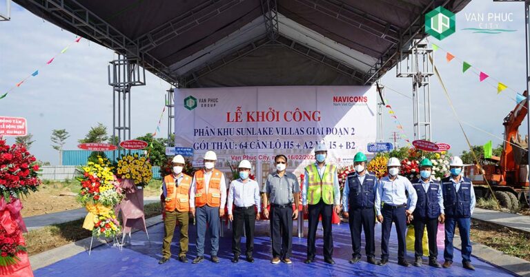 Khởi công xây dựng phân khu Sunlake Villas tại Vạn Phúc City