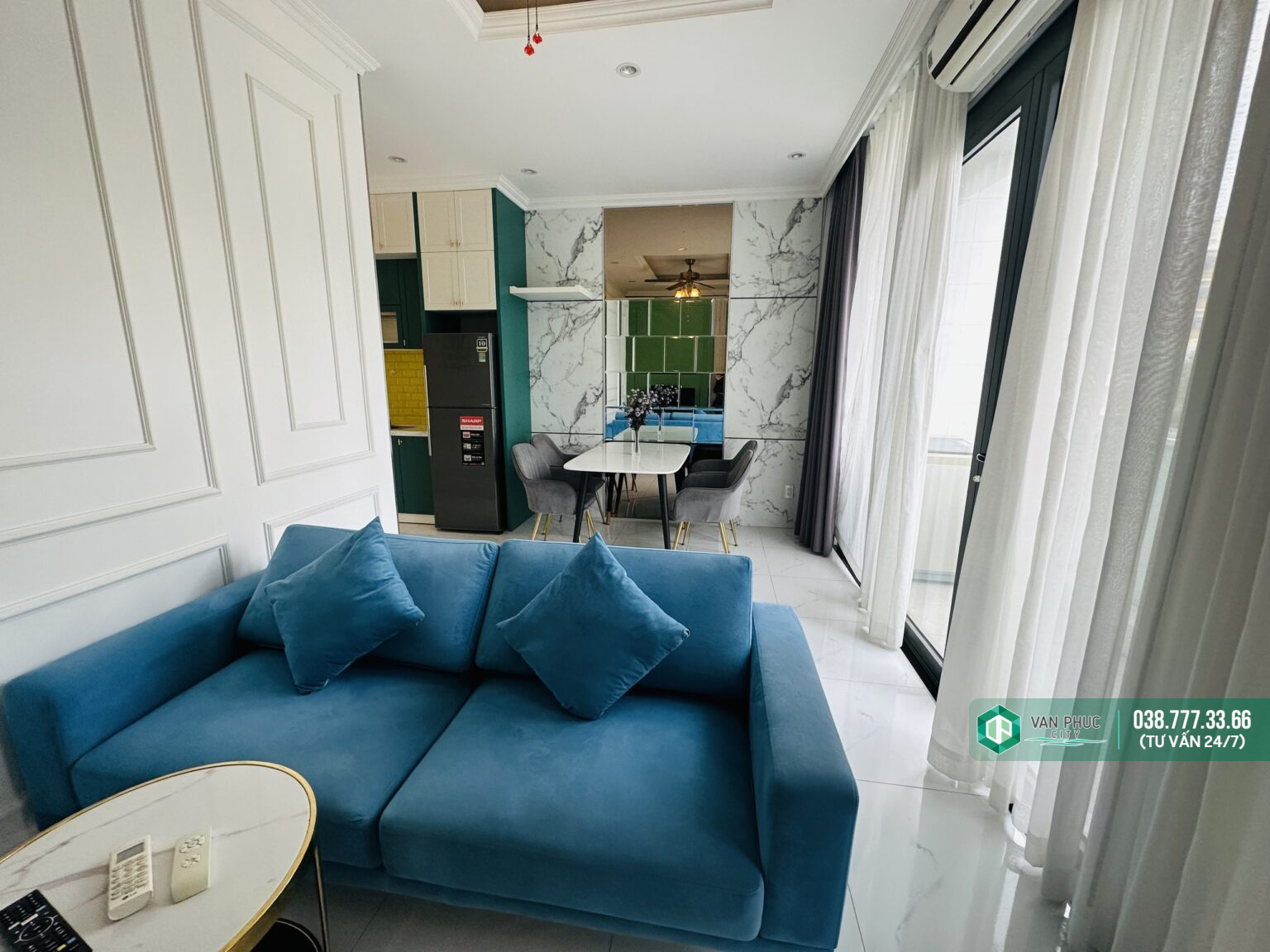 Căn Hộ Dịch Vụ 2 Phòng Ngủ tại Vạn Phúc City full Nội Thất - Hình ảnh 11