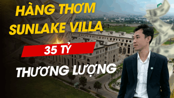 Bán Nhà Khu Sunlake Villas – Vạn Phúc City | Biệt Thự Ven Hồ | Nhà Thô Hoàn Thiện Ngoài – Giá 35 Tỷ