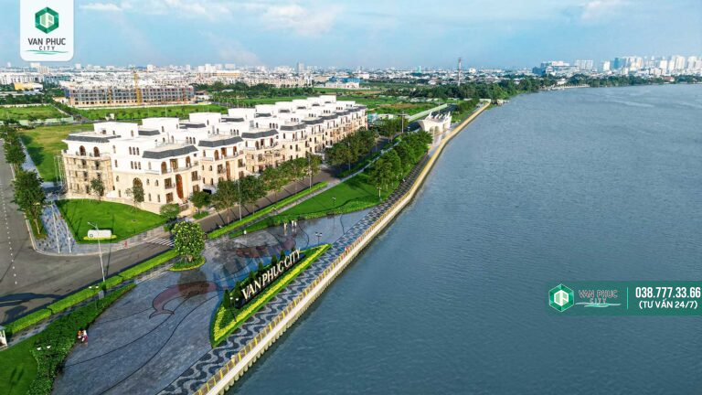 CÔNG VIÊN VEN SÔNG THE LONG PARK – TRÁI TIM XANH CỦA VẠN PHÚC CITY
