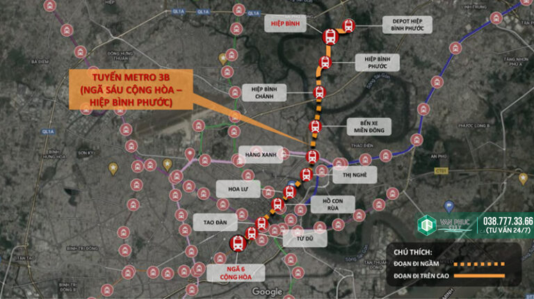 METRO 3B – ĐỘNG LỰC PHÁT TRIỂN MẠNH CHO DIAMOND SKY VẠN PHÚC CITY