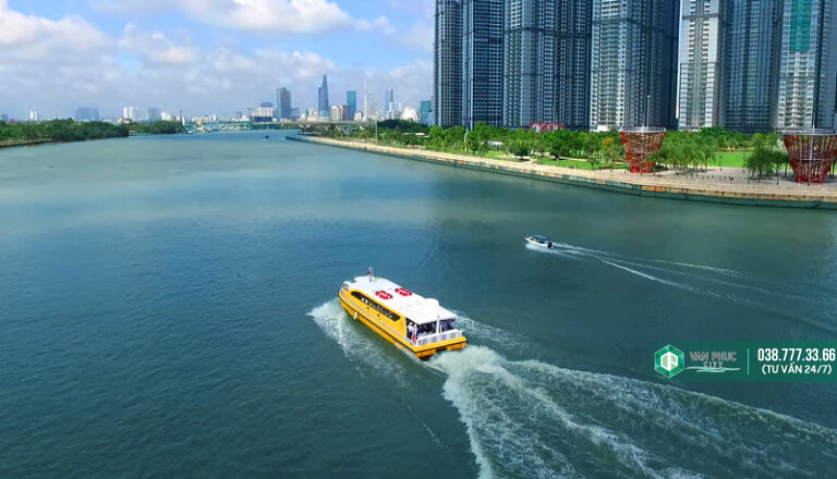 BUS THUỶ – LỢI THẾ GIAO THÔNG ĐẶC BIỆT CỦA DIAMOND SKY VẠN PHÚC CITY