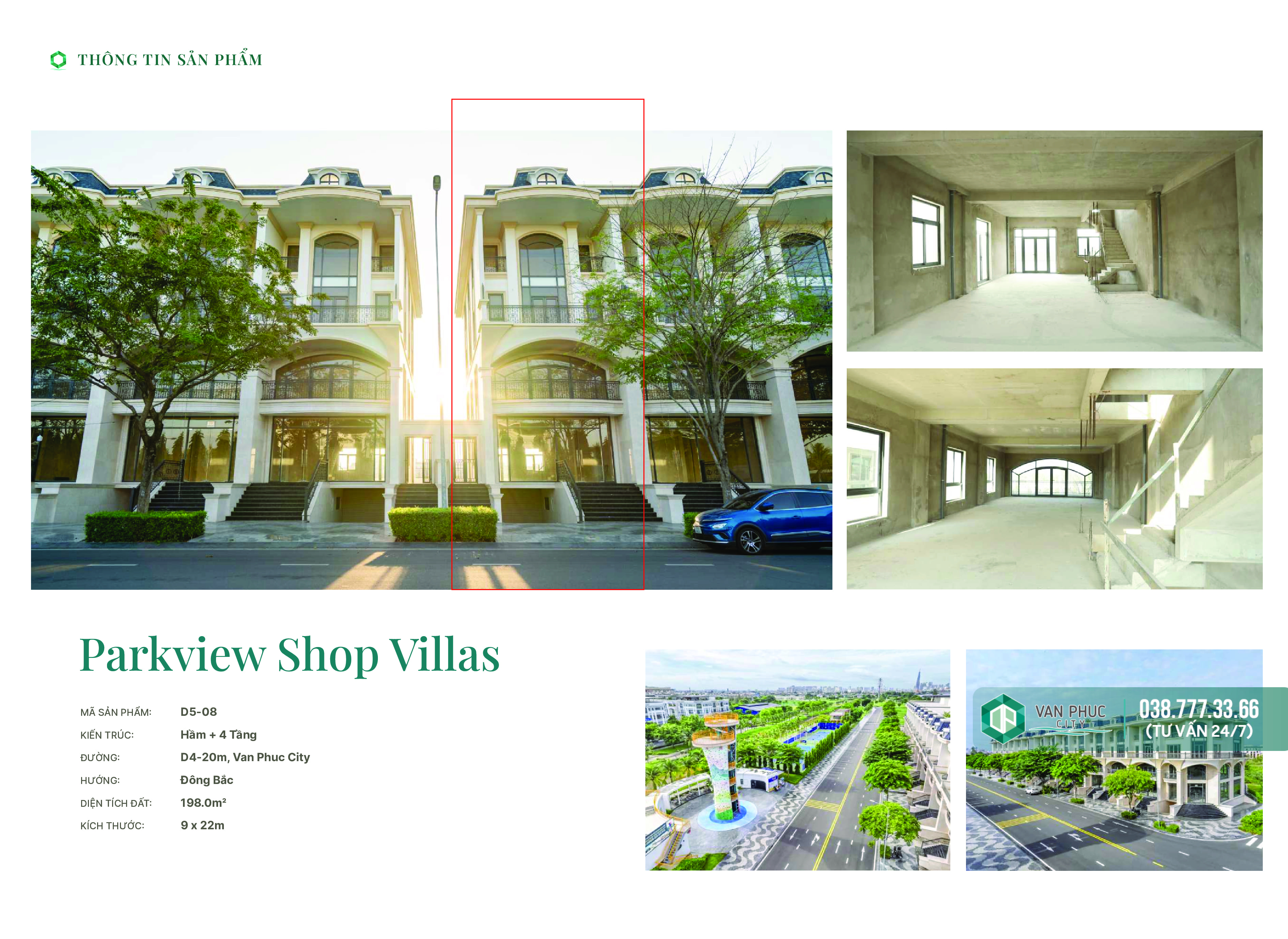 Parkview Shopvilla D5-02, 03, 06, 07 – Shophouse View Công Viên Đẹp Tại Vạn Phúc City - Ảnh 15