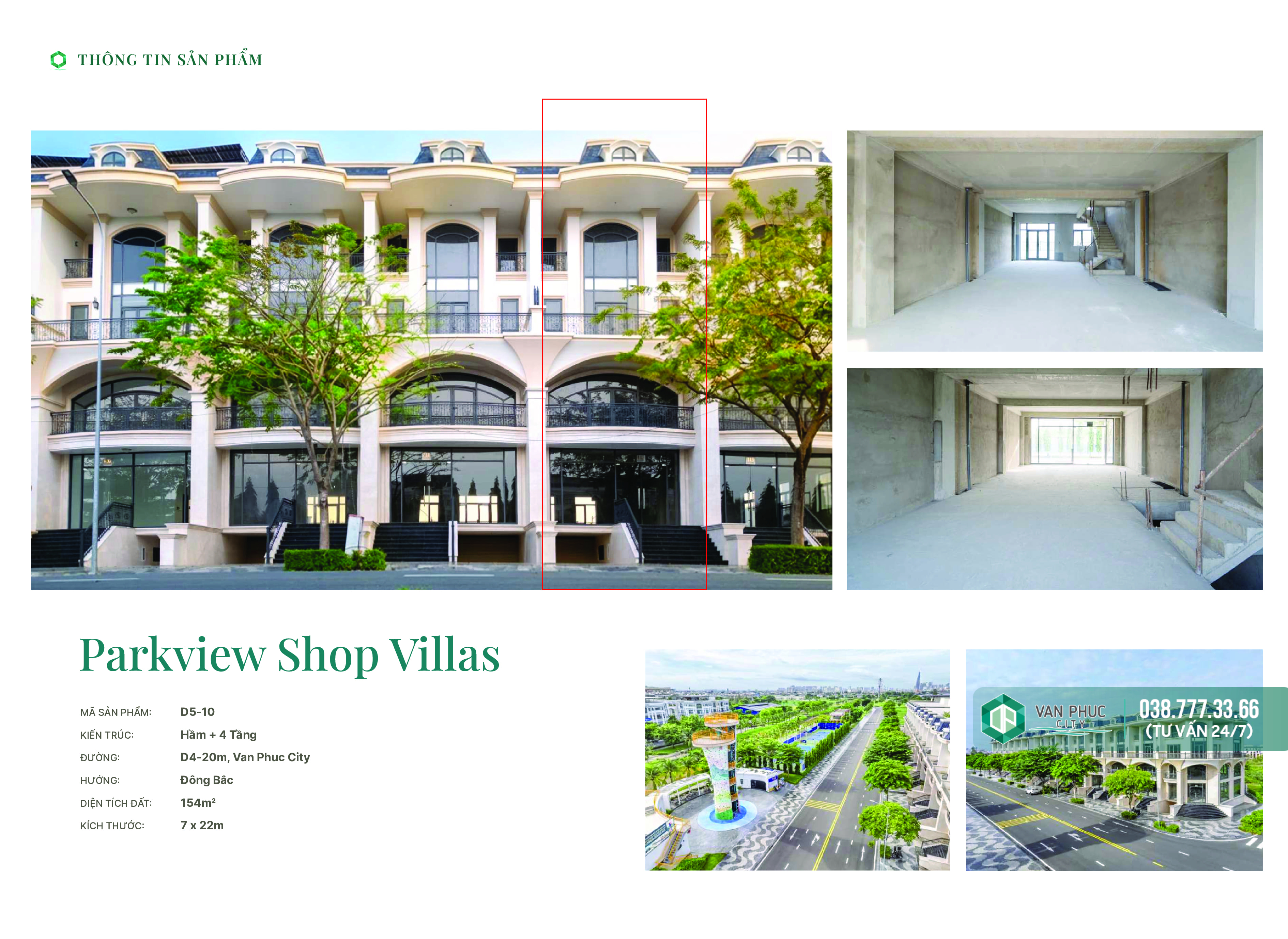 Parkview Shopvilla D5-02, 03, 06, 07 – Shophouse View Công Viên Đẹp Tại Vạn Phúc City - Ảnh 16