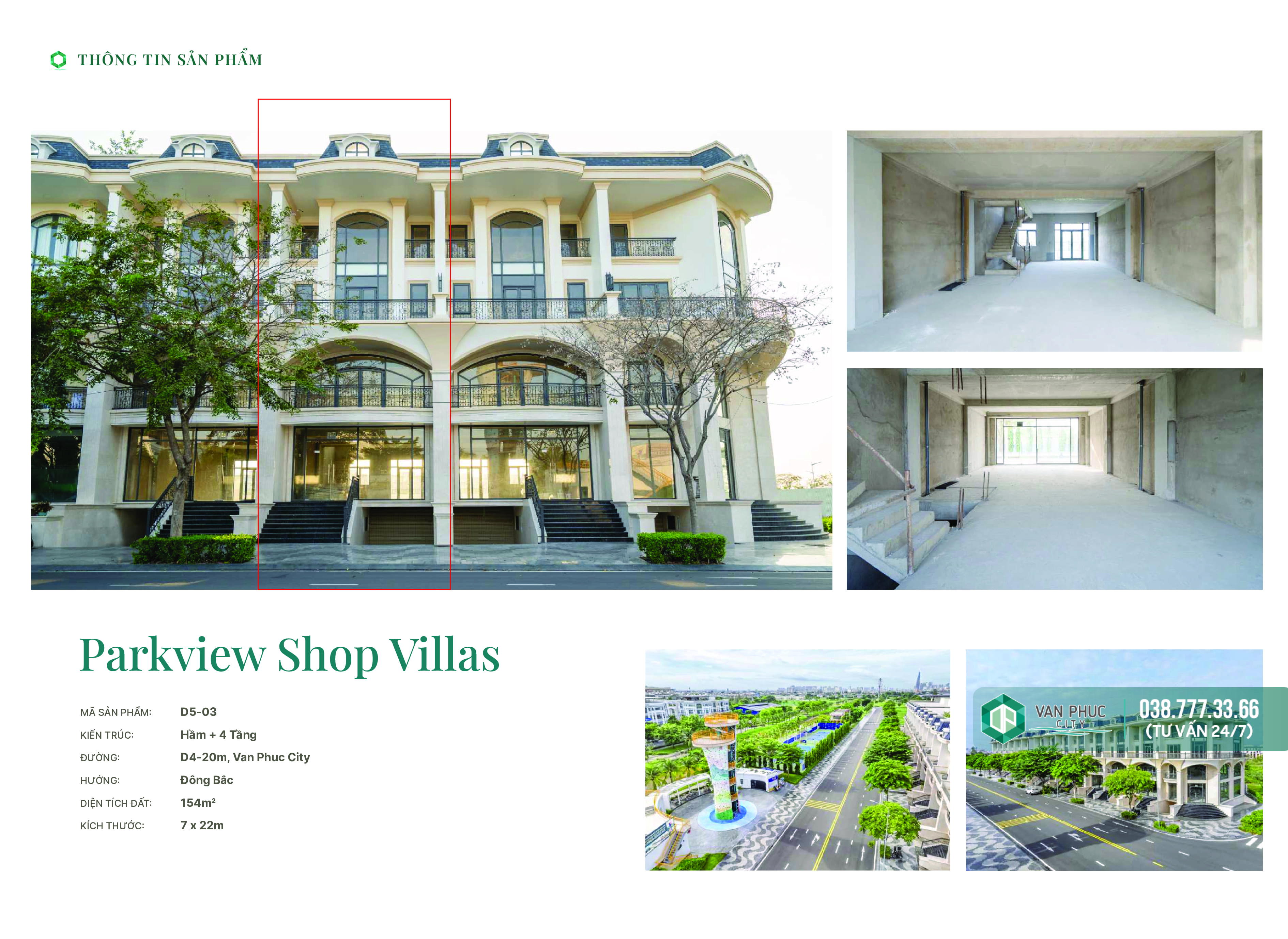 Parkview Shopvilla D5-02, 03, 06, 07 – Shophouse View Công Viên Đẹp Tại Vạn Phúc City - Ảnh 12