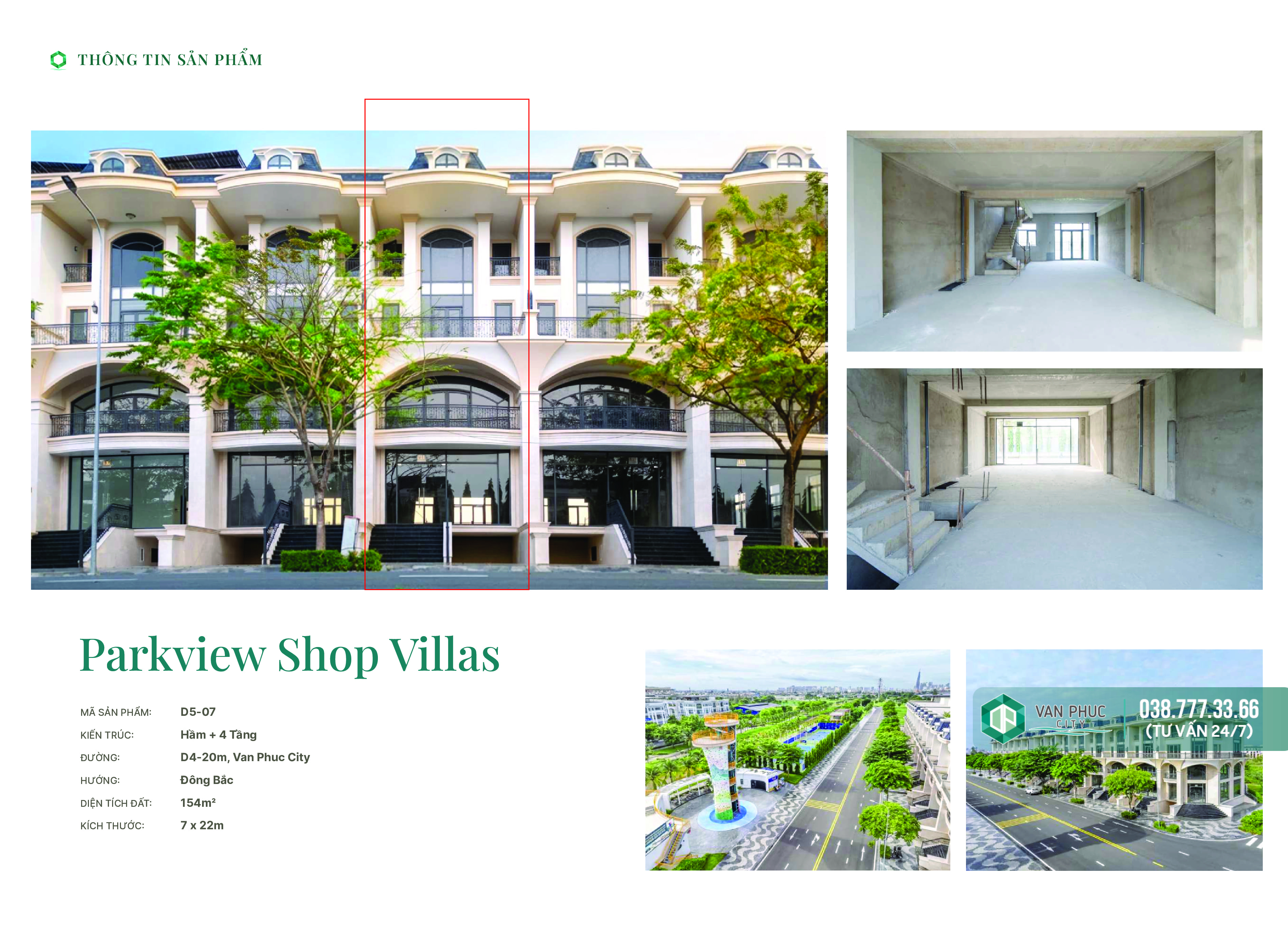 Parkview Shopvilla D5-02, 03, 06, 07 – Shophouse View Công Viên Đẹp Tại Vạn Phúc City - Ảnh 14